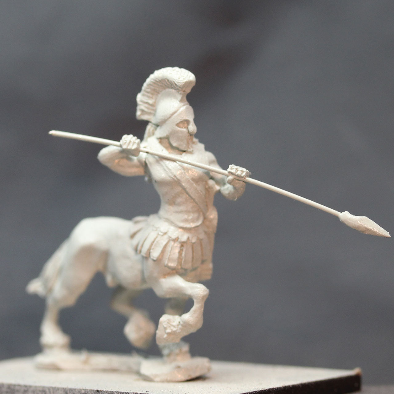 Centaur armored thrusting spear