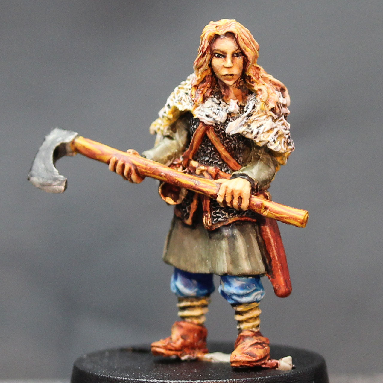 Viking female with great axe