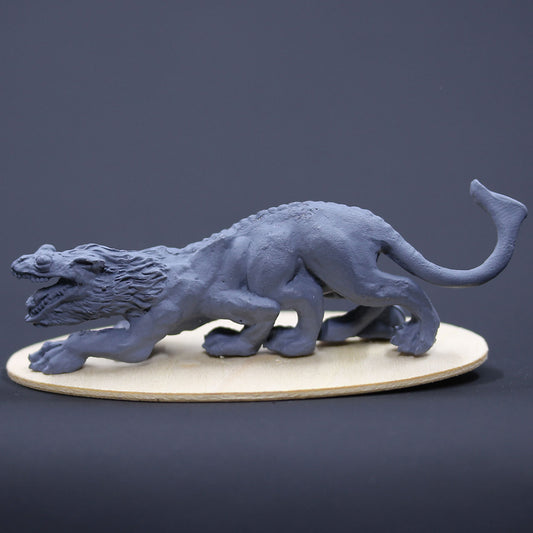 Dead Earth Lion crouching