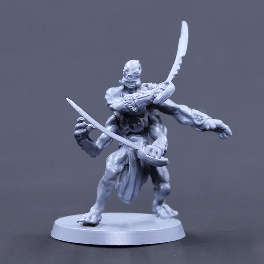 Wasteland Mutant attacking with two swords