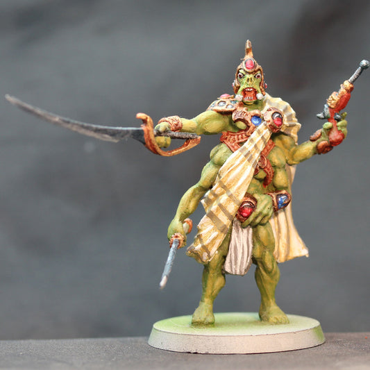 Wasteland Mutant Captain on foot with sword and pistol