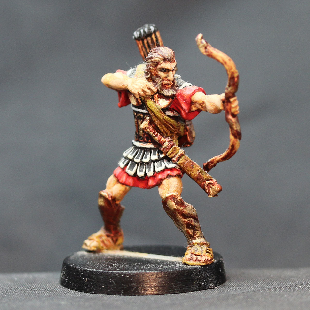 Greek armored firing bow
