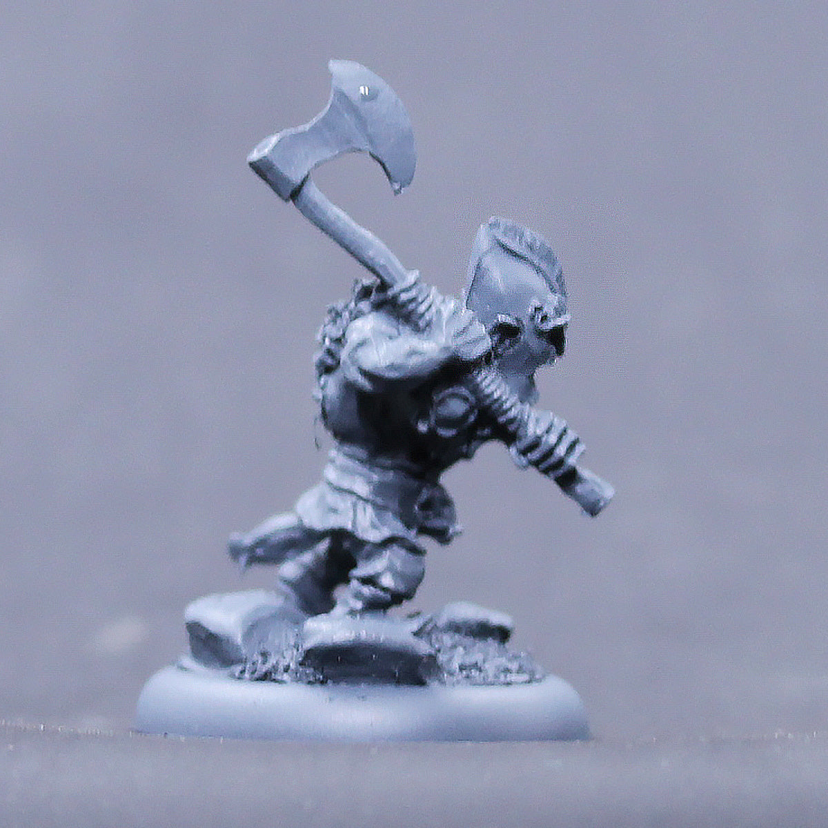 Aki Bloodaxe /Troll hunter with great axe ready to attack