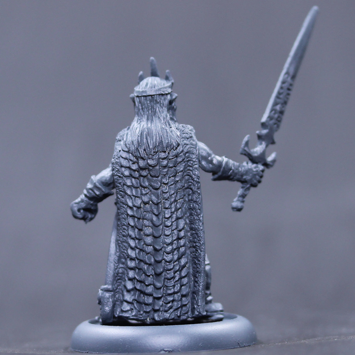 Evil Elf Dragon Lord with rune sword and his sister