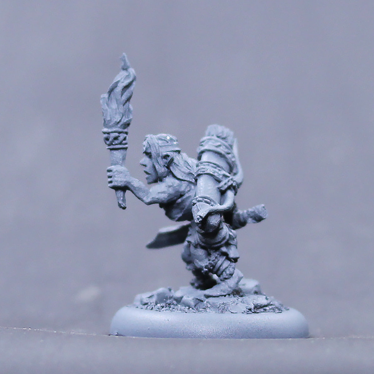 Signe Ljos /Troll hunter with seax and torch