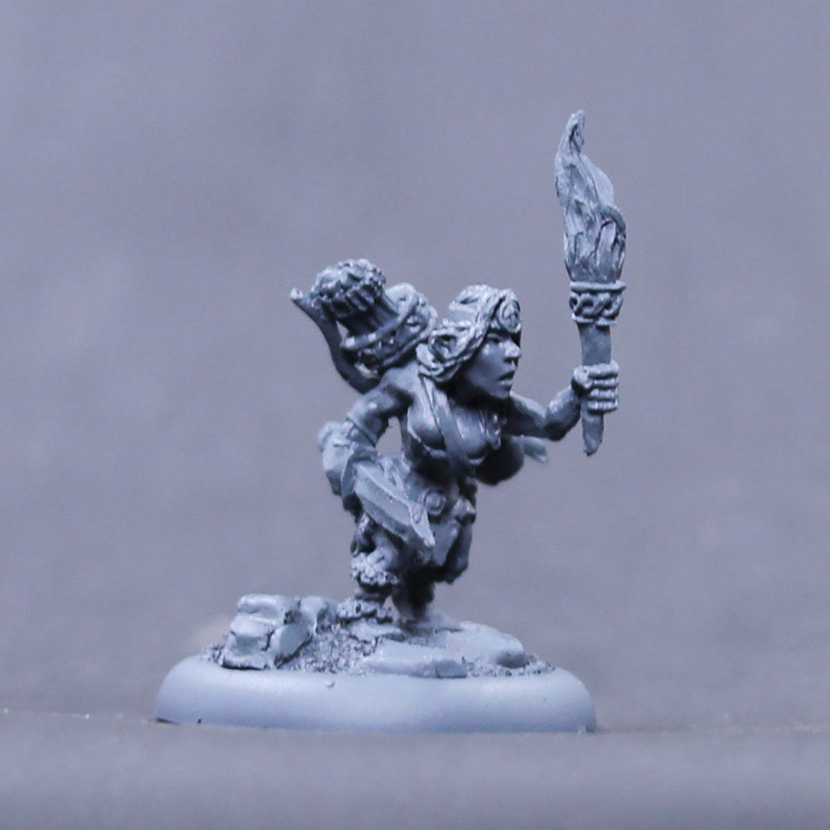 Signe Ljos /Troll hunter with seax and torch