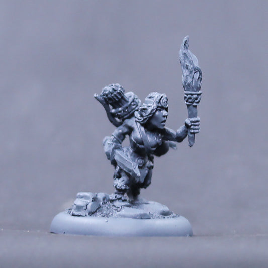 Signe Ljos /Troll hunter with seax and torch